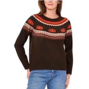 NWT Vince Camuto Pumpkin Fall Sweater